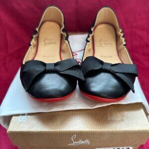 Christian Louboutin  - Nappa Air Loubi Ballet Flats 37.5 Black